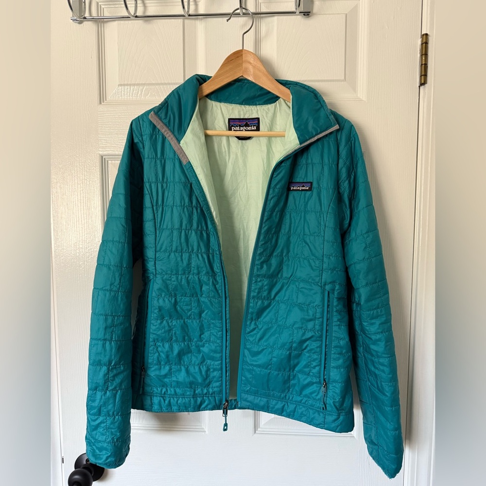 Patagonia Women’s Teal Nano Puff Jacket